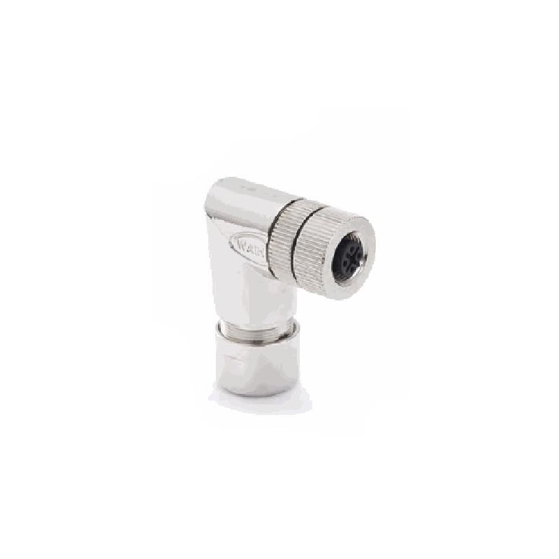 Connecteur femelle M12, 5 pol., codage B IP67, 4A, blindé